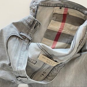 Men’s Authentic Burberry Slim Fit Jeans 36x33.5